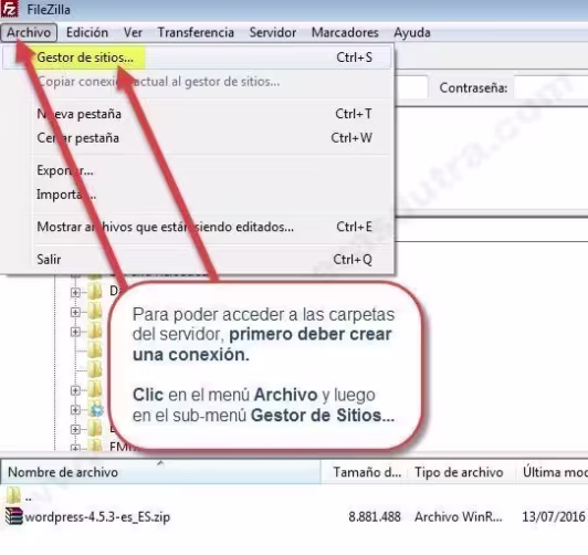 montar wordpress manualmente