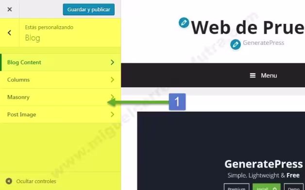 generatepress mega tutorial parte 2