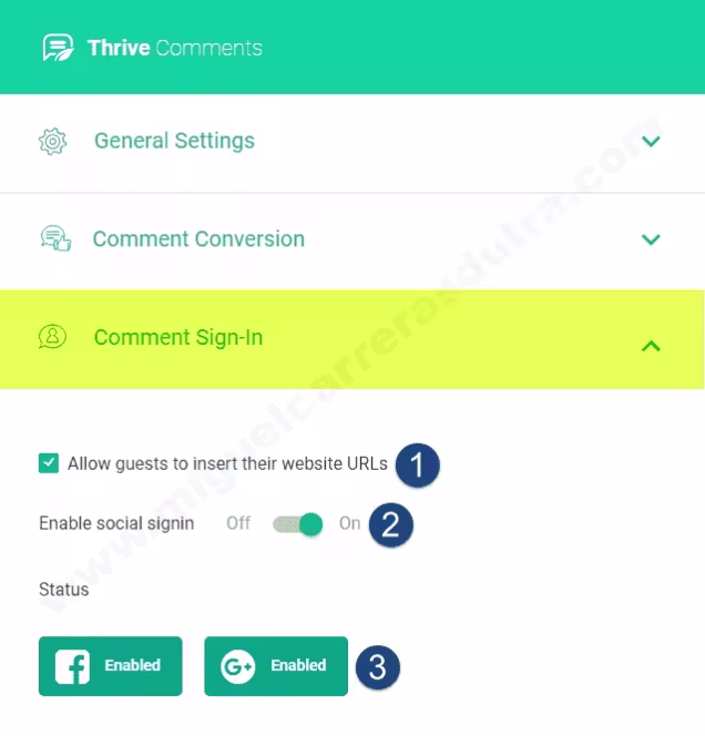 thrive comments tutorial en español