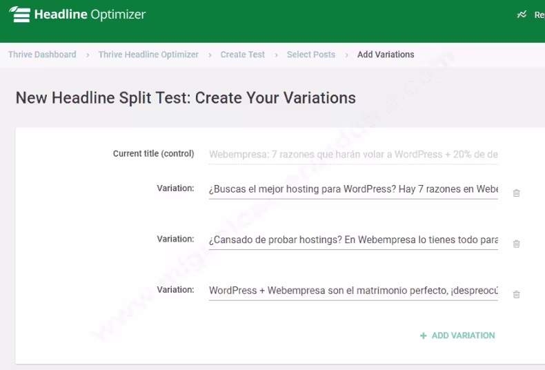 Thrive Headline Optimizer