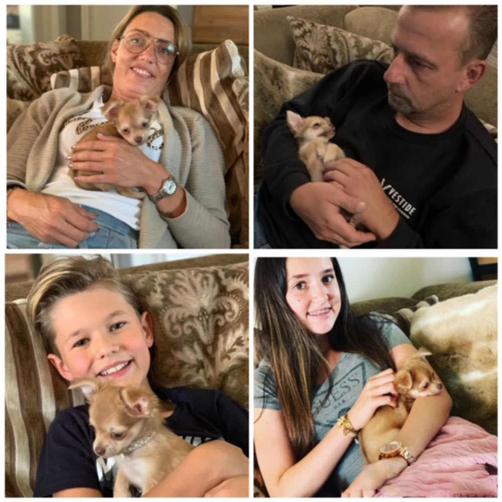 Heel het gezin happy met Paris