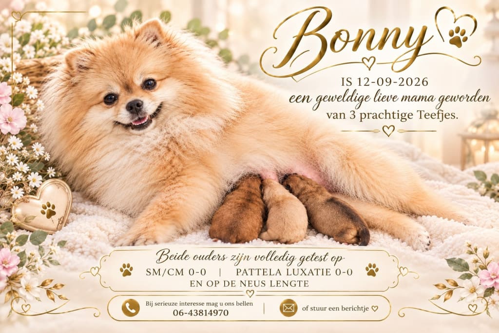 Nestje bonny pomeranian