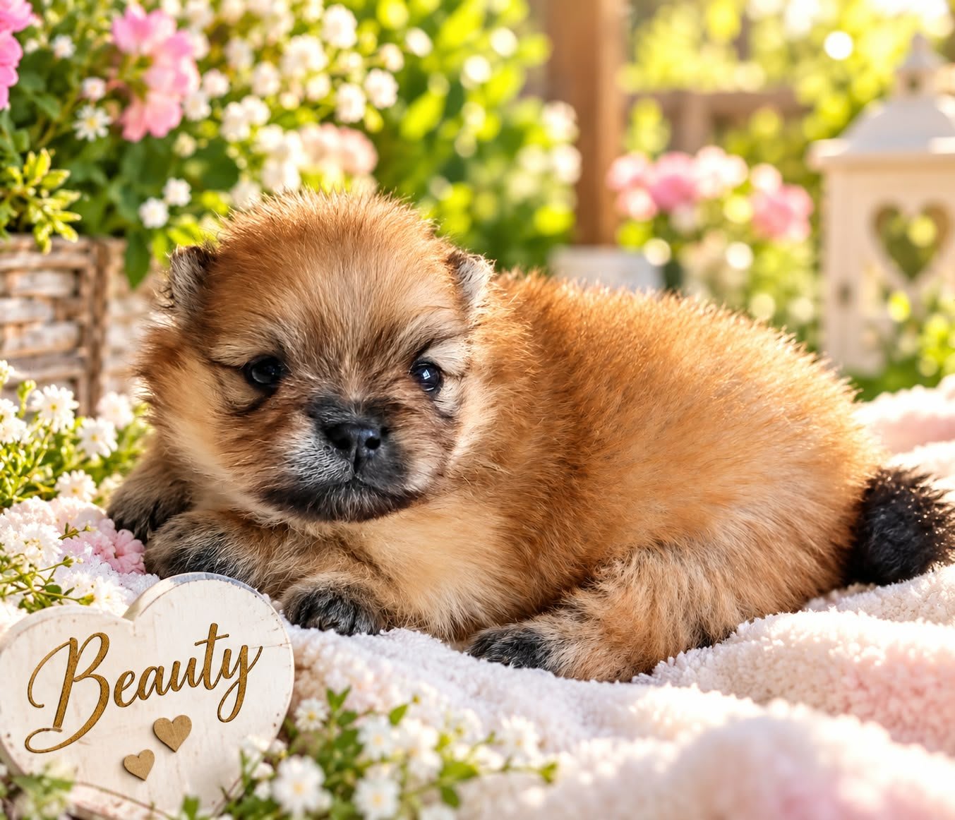 Beauty pomeranian
