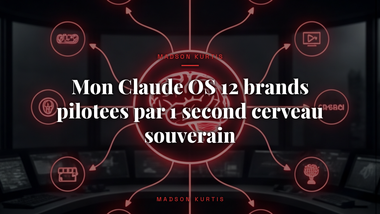Mon Claude OS - 12 brands pilotees par 1 second cerveau souverain_article_Madson Kurtis
