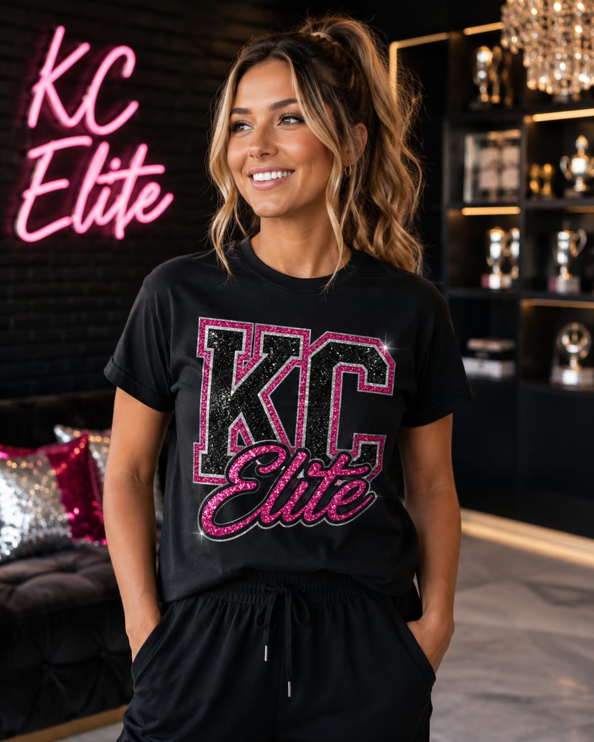 Glitter Design T-Shirt