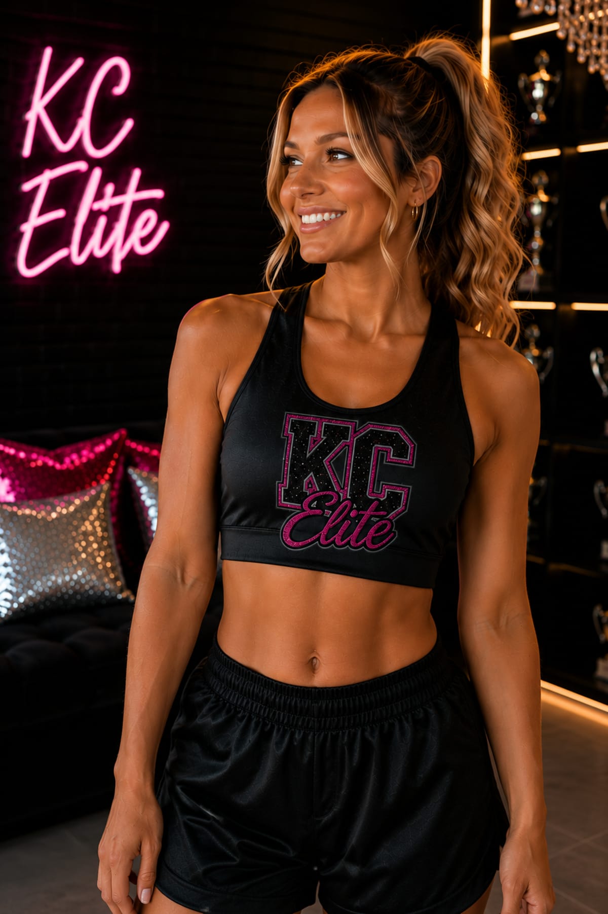 Glitter Sports Bra
