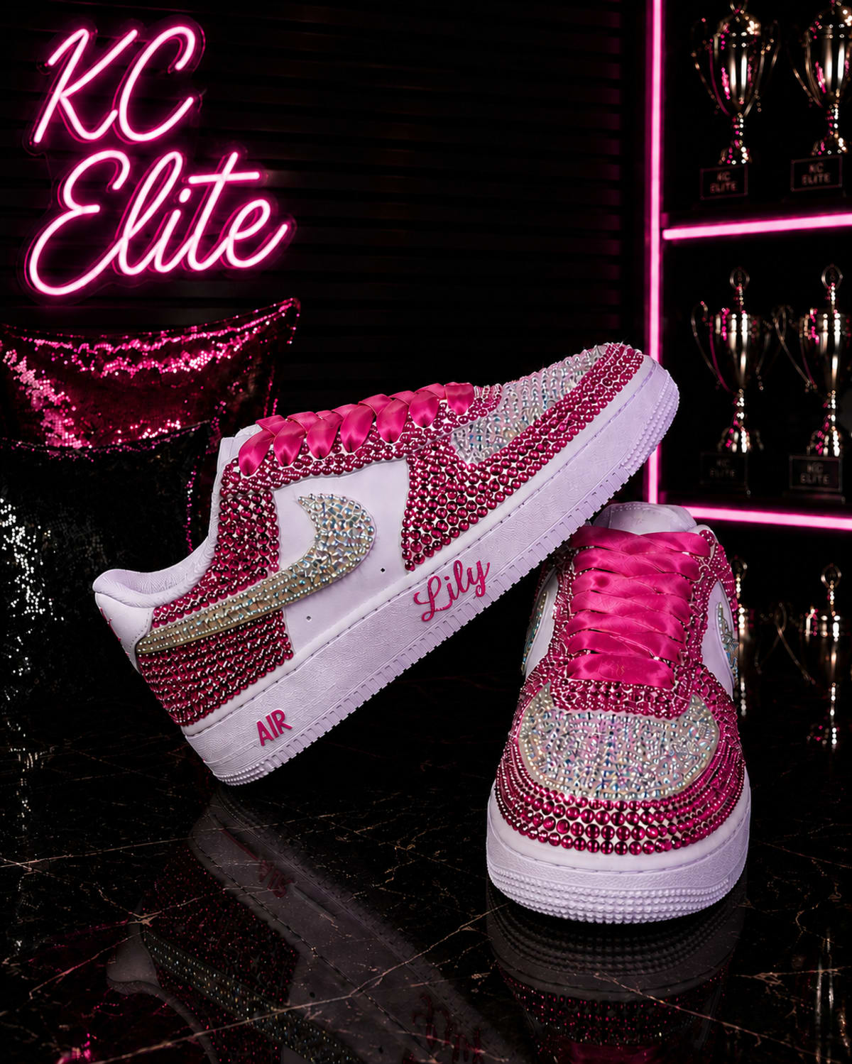 Custom Nike Bling Sneakers