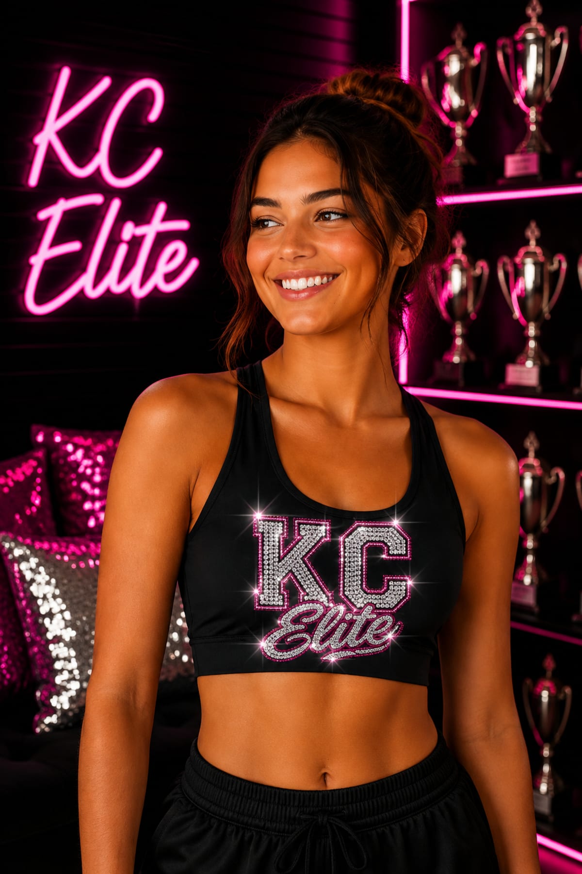 Bling Sports Bra / Full Bling Design
