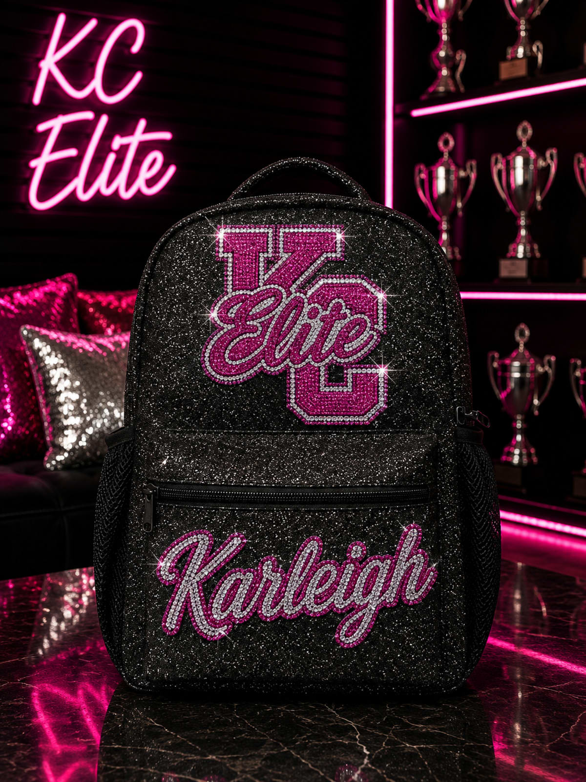 Backpack with Bling Logo