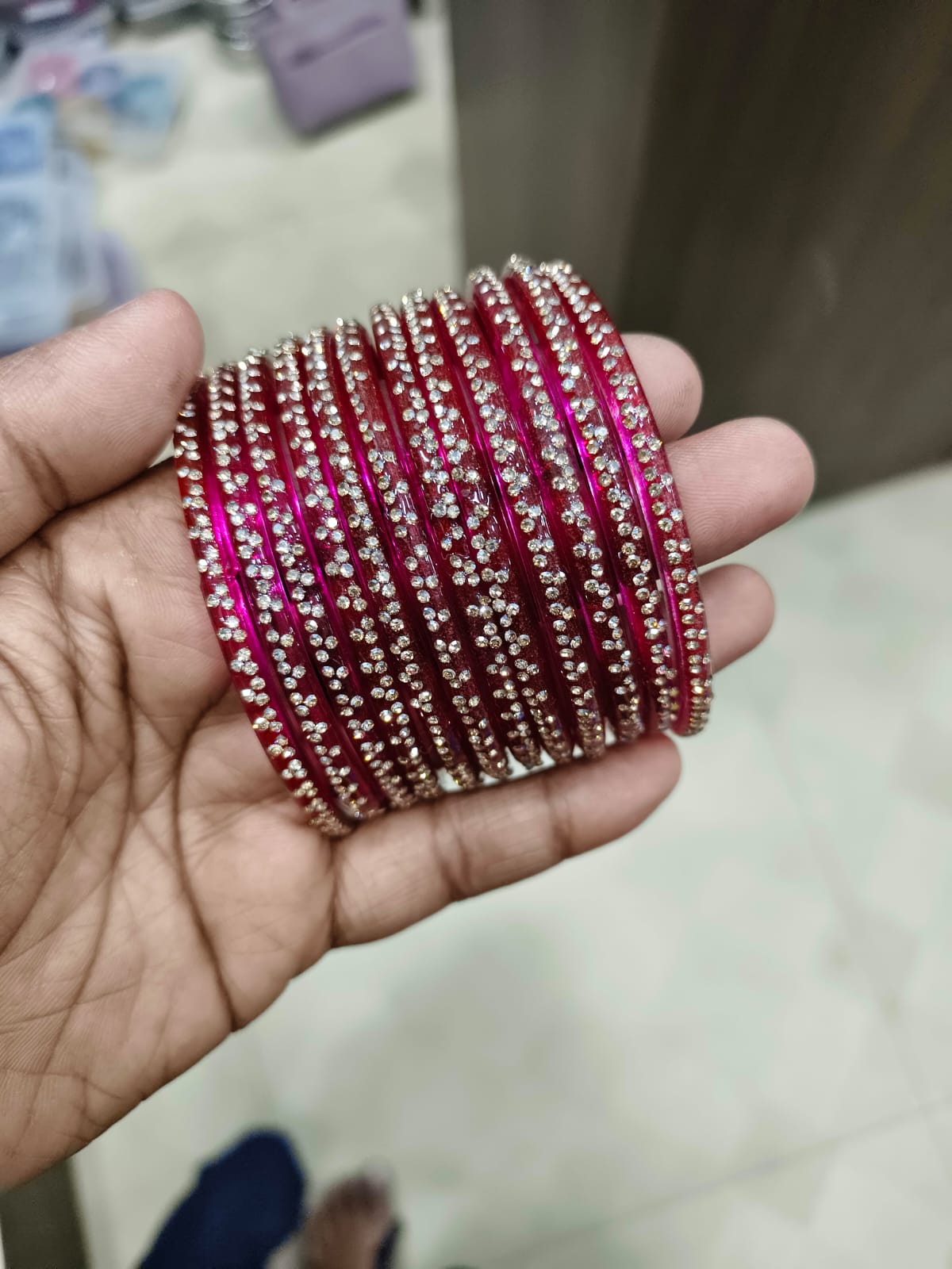 Raindrop Glass bangles