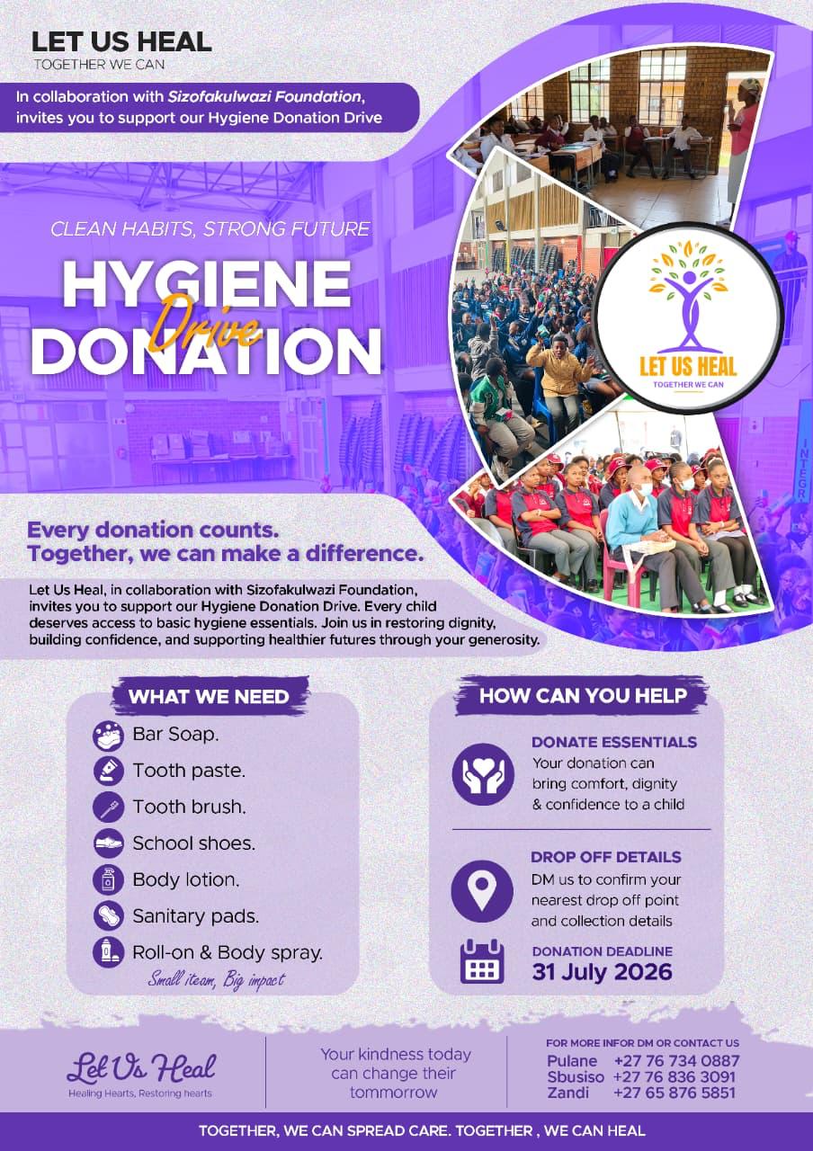 Hygiene Donation Drive – "Clean Habits, Strong Future"