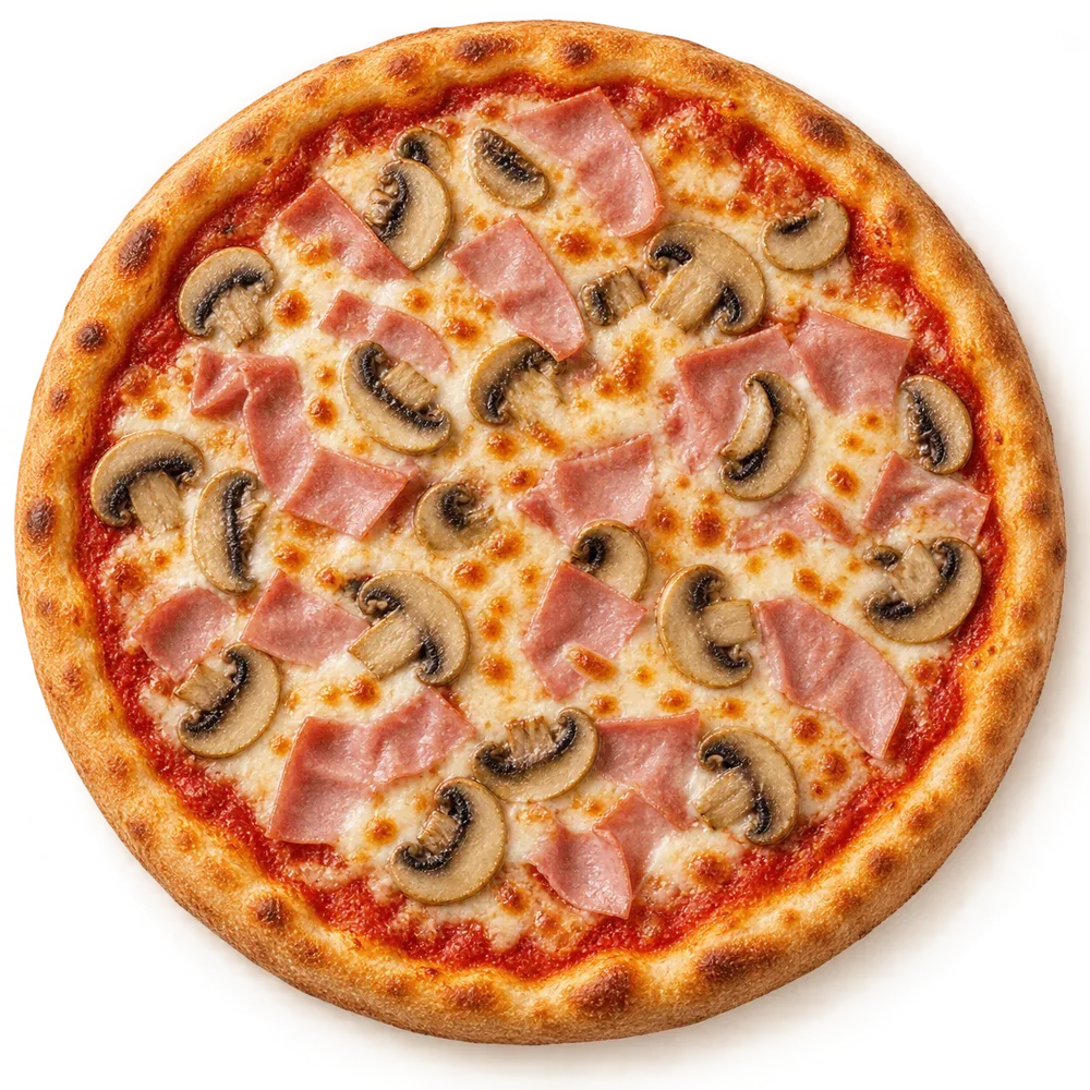 Pizza Reine, illustration
