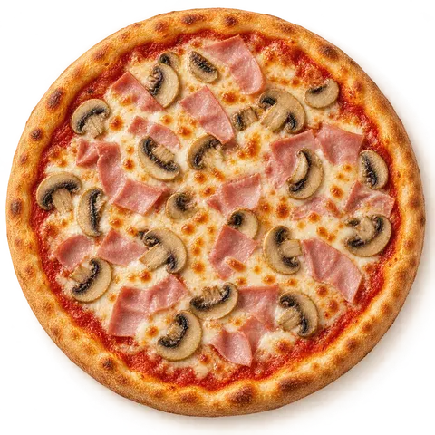 Pizza Reine, illustration