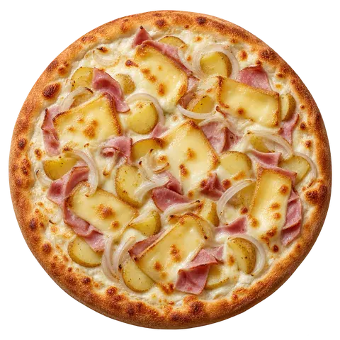 Pizza Raclette, illustration