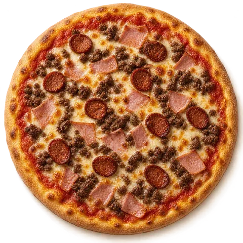 Pizza Carnivor, illustration