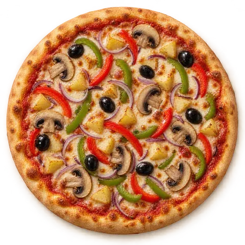 Pizza Végétarienne, illustration