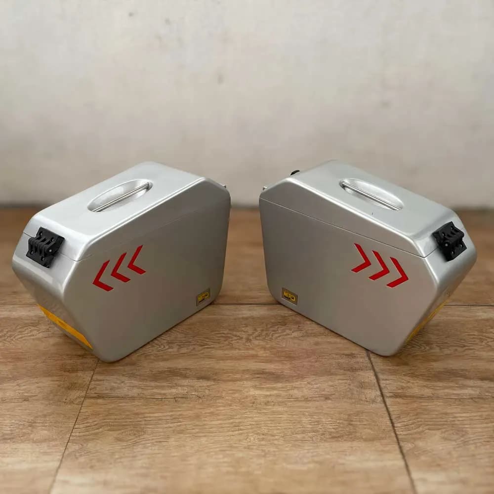 Tour X Pannier For Super Meteor 650 Silver