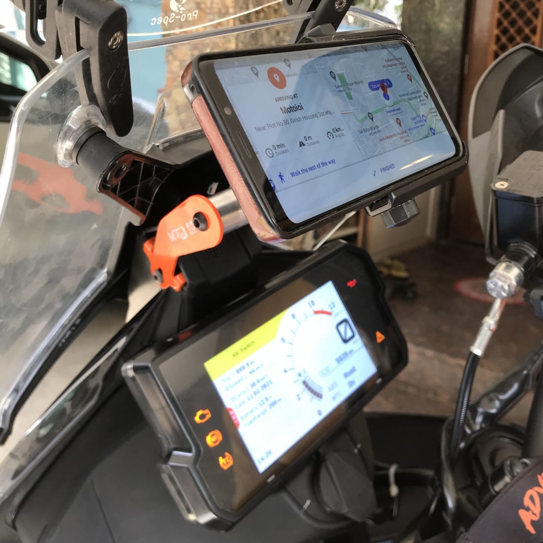KTM 390 Adventure GPS/Phone Mount | Motoioi