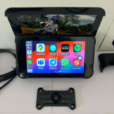 Motorcycle Navigation System | CarPlay Android Auto |Dash Cam | TPMS