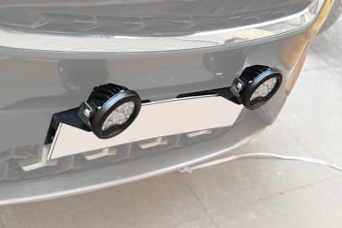 4 WHEELER NUMBER PLATE CLAMP FOR 2 LIGHTS
