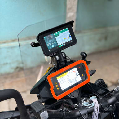 Motorcycle Navigation System | CarPlay Android Auto |Dash Cam | TPMS