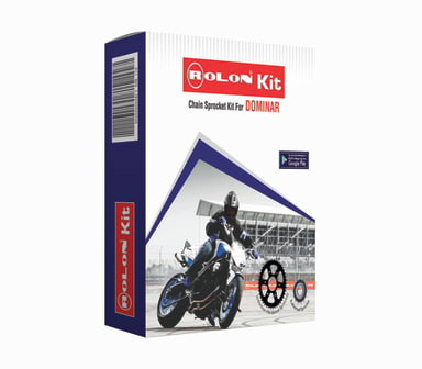 BAJAJ DOMINAR 400 ROLON CHAIN & SPROCKET KIT
