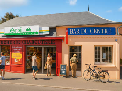 Murs occupés portefeuille de 2 lots supérette-boucherie et bar-tabac avec logement · Amfreville-Saint-Amand (27) · Rentabilité 9,52 % - Image 1