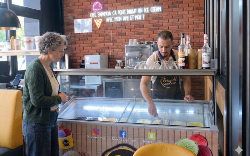 Photo 4 - Murs occupés Restaurant Friends Saint Denis