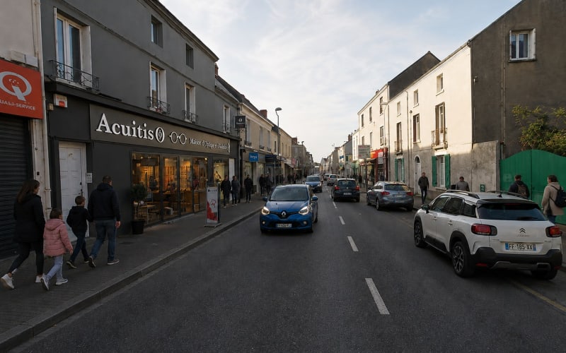 Photo 1 - Off market · Murs occupés immeuble de rapport, 2 locaux commerciaux et 4 appartements · Rezé (44) · Rentabilité 8,76 %