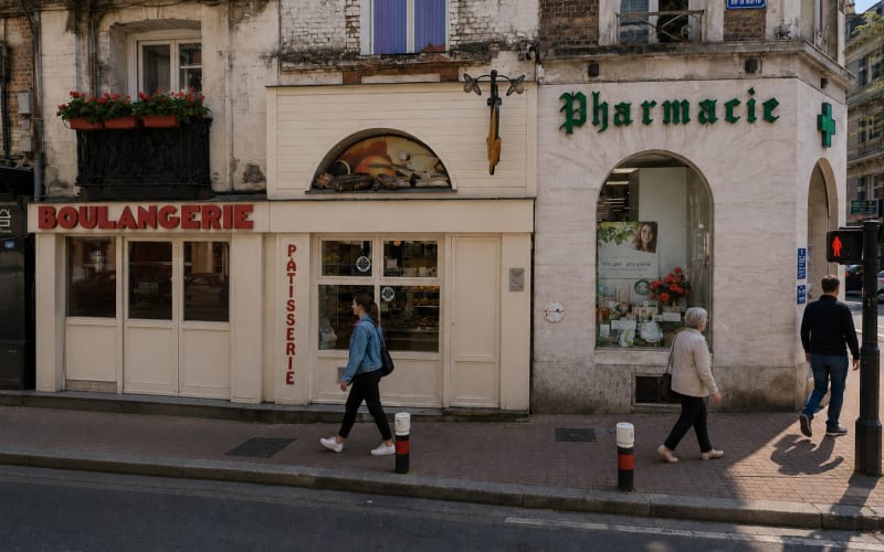 Photo 1 - Off market · Murs occupés boulangerie · Dieppe (76) · Rentabilité 7,83 %
