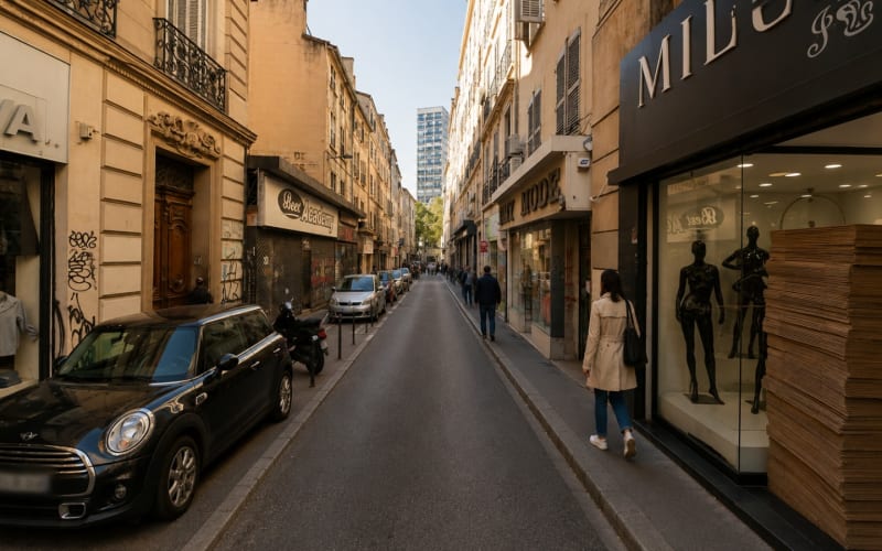 Photo 1 - Off market · Murs occupés commerce de textile · Marseille 1er (13) · Rentabilité 10 %