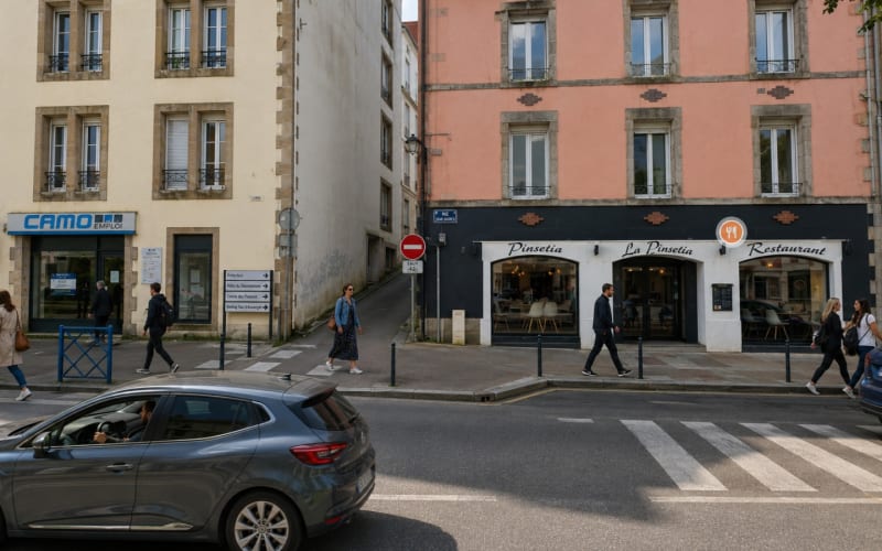 Photo 1 - Off market · Murs occupés restaurant avec extraction, centre-ville · Quimper (29) · Rentabilité 10,51 %