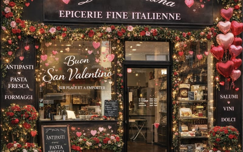 Photo 1 - EXCLUSIF - Murs Occupés Extraction Emplacement 1 Epicerie Fine, Traiteur Italien à Asnières-sur-Seine