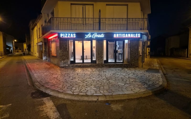 Photo 1 - Murs occupés d'angle pizzeria La Grinta avec extraction · Perpignan (66) · Rentabilité 7,59 %