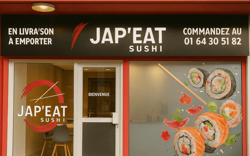 Photo 1 - Murs occupés restaurant Jap-Eat avec extraction · Thorigny-sur-Marne (77) · Rentabilité 8,57 %