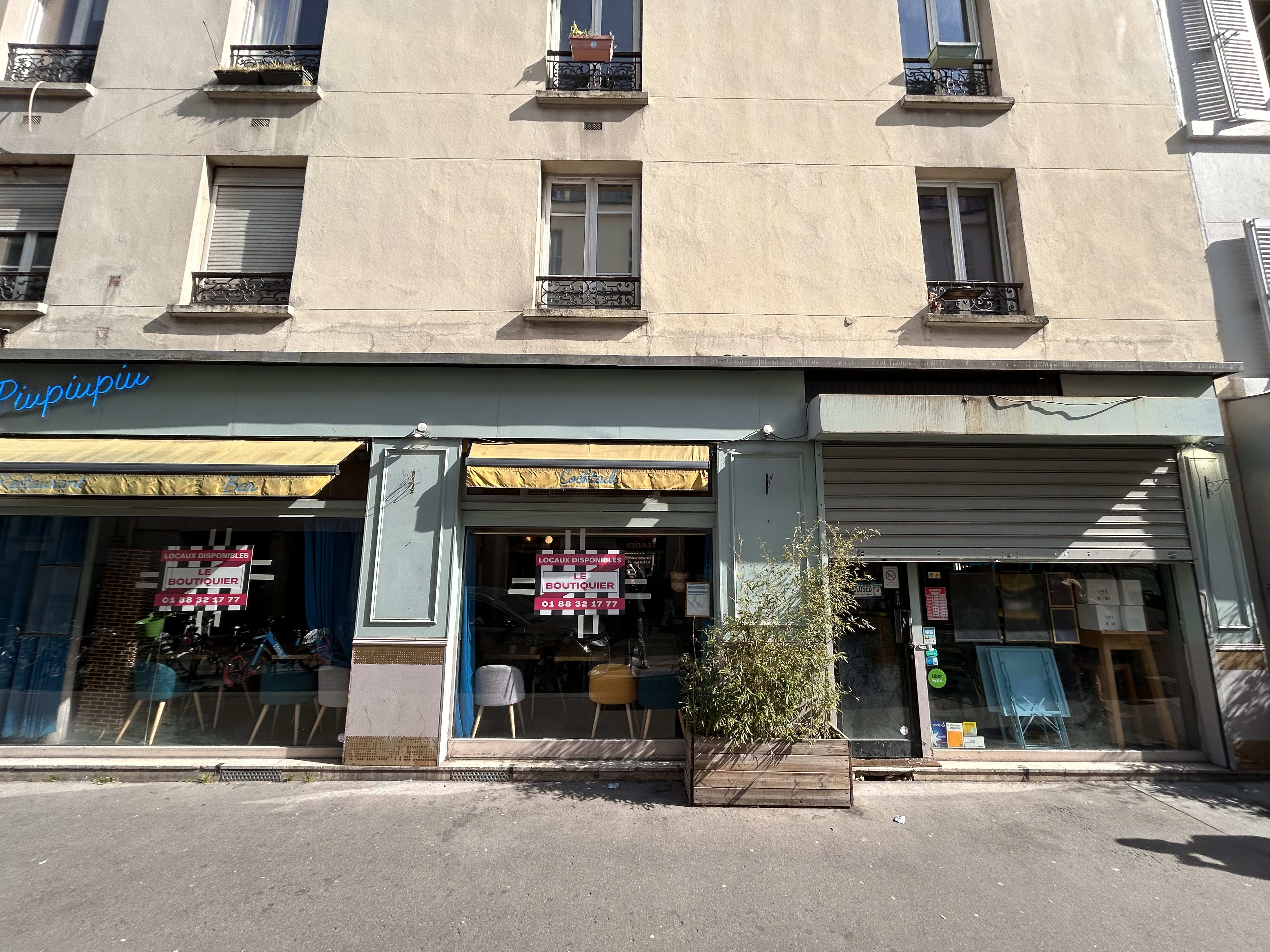 EXCLUSIF - LOCATION PURE - Murs Libres Restaurant Extraction et Licence 4, Ex PIUPIUPIU, Paris 12ème - Image 1