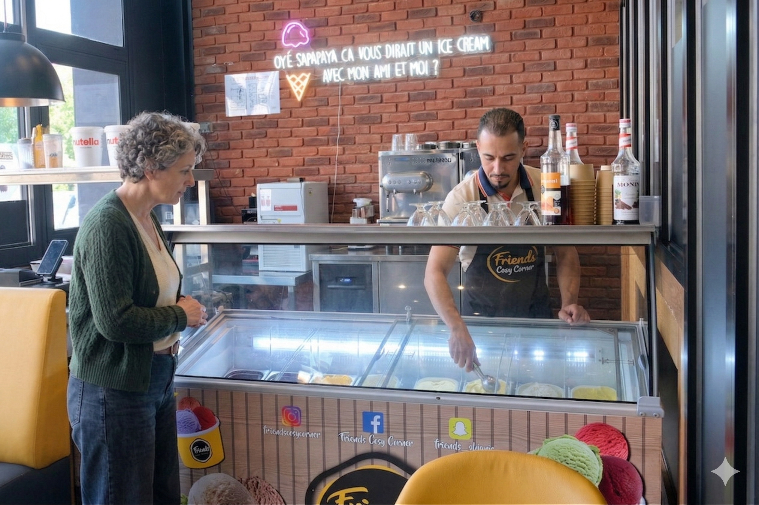 Photo 4 - Murs occupés Restaurant Friends Saint Denis