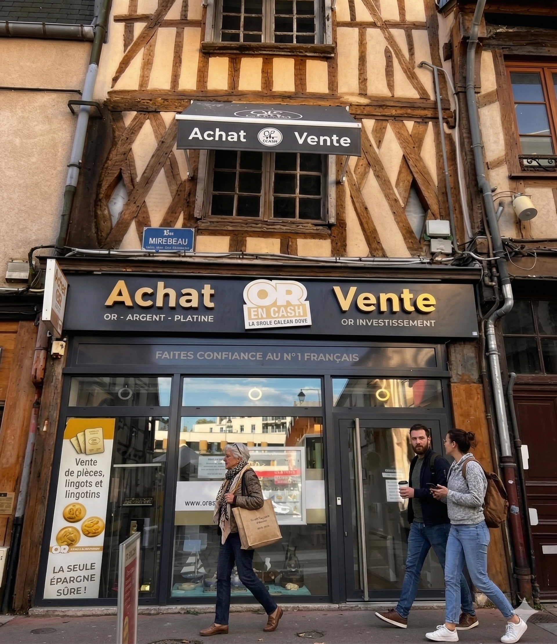 Photo 2 - OFF MARKET - 2 Murs Occupés Or En Cash et Titrium dans la rue Prime Piétonne de Bourges à 8% de Rentabilité