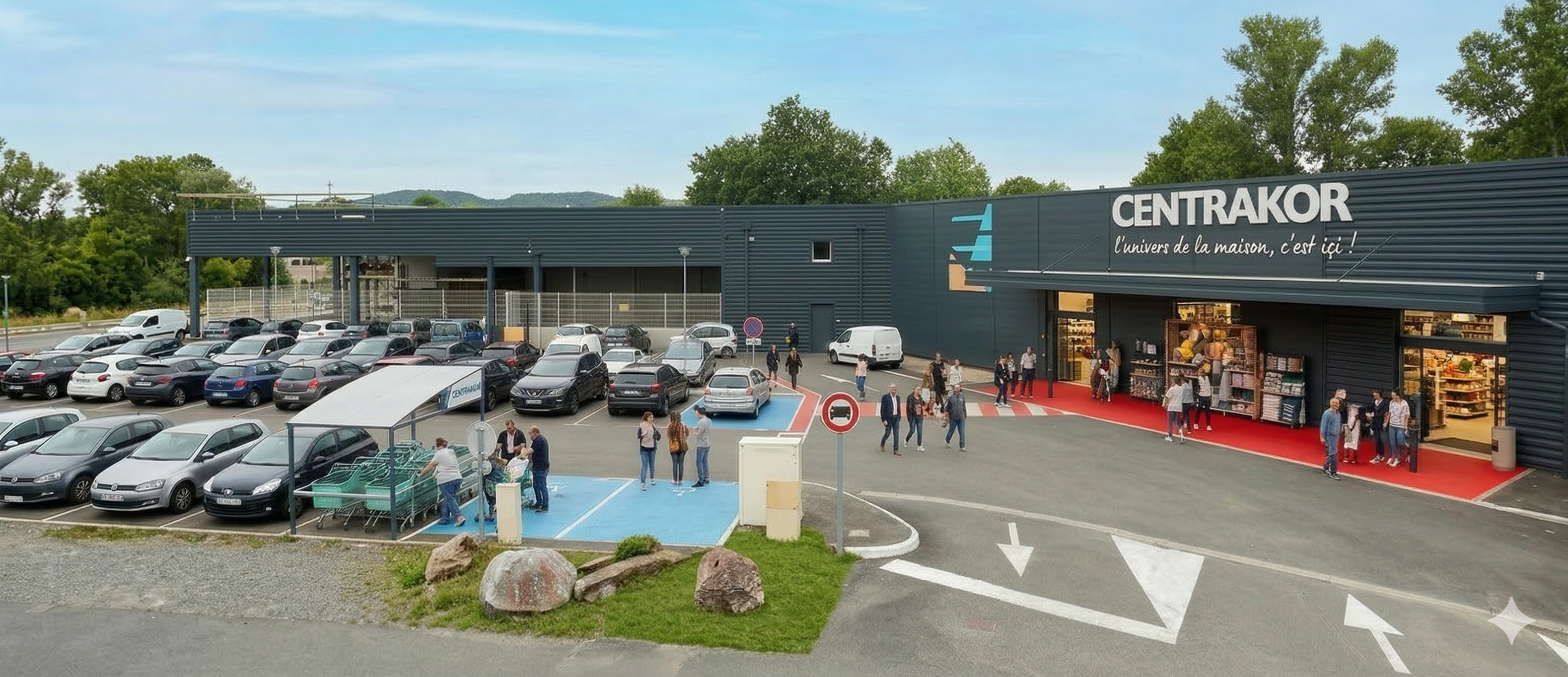 Photo 1 - Murs occupés Centrakor Grolhet