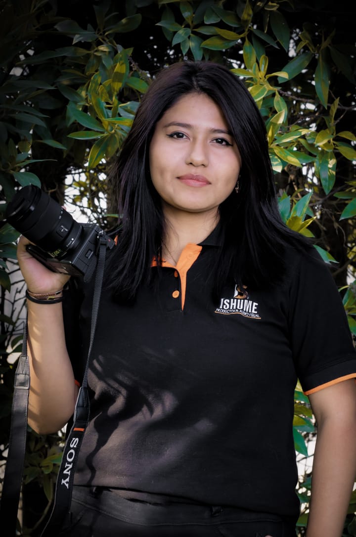 Foto de Xiomara Tasayco, Directora Creativa de ISHUME