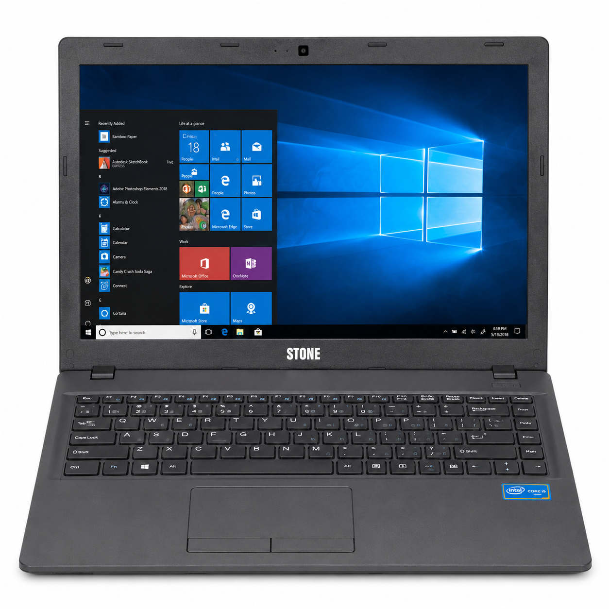 Stone Computer 15.6" HD Laptop – Intel Core i5 4th Gen, 4GB RAM, 320GB HDD