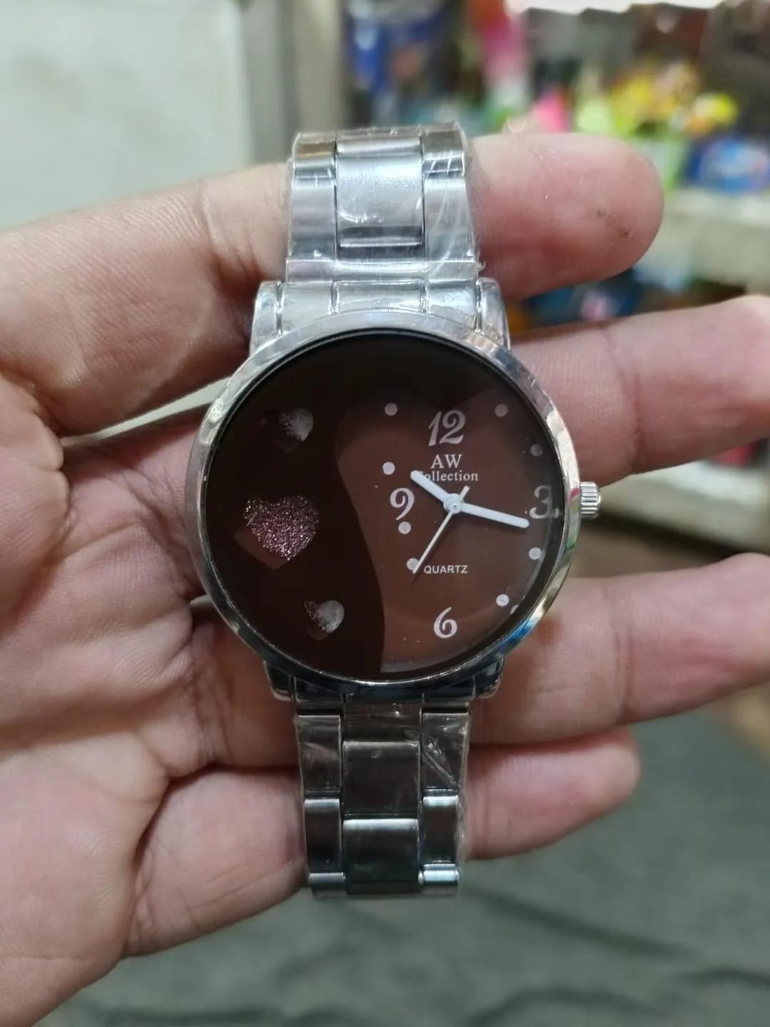 Women Analog Quartz Watch with Yin-Yang Dial