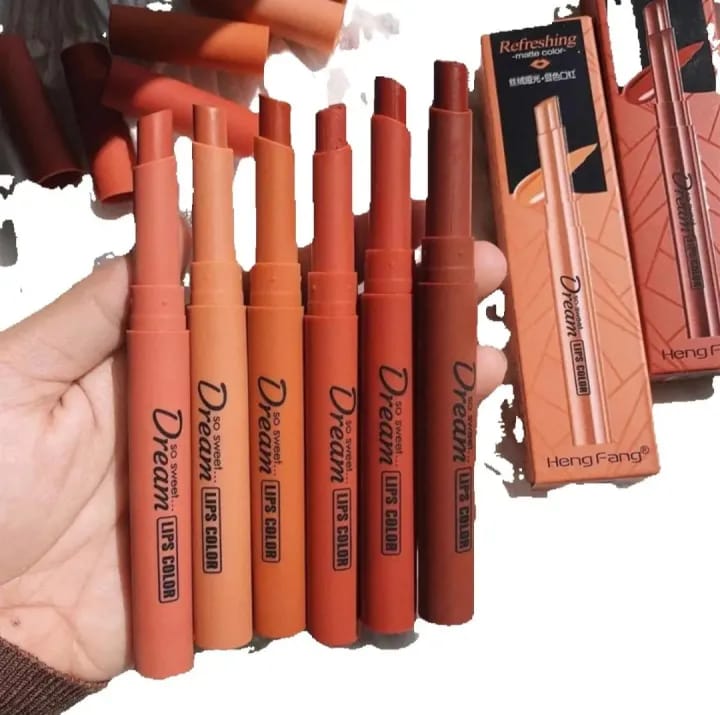 HengFang Matte Lipstick [6 Pcs Set]