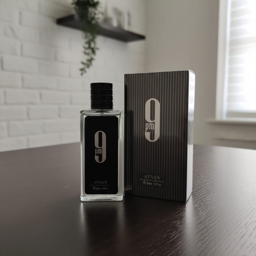 Afnan 9PM Perfume – Unisex EDP 100ml Black, Long-Lasting Elegant Fragrance for Men & Women