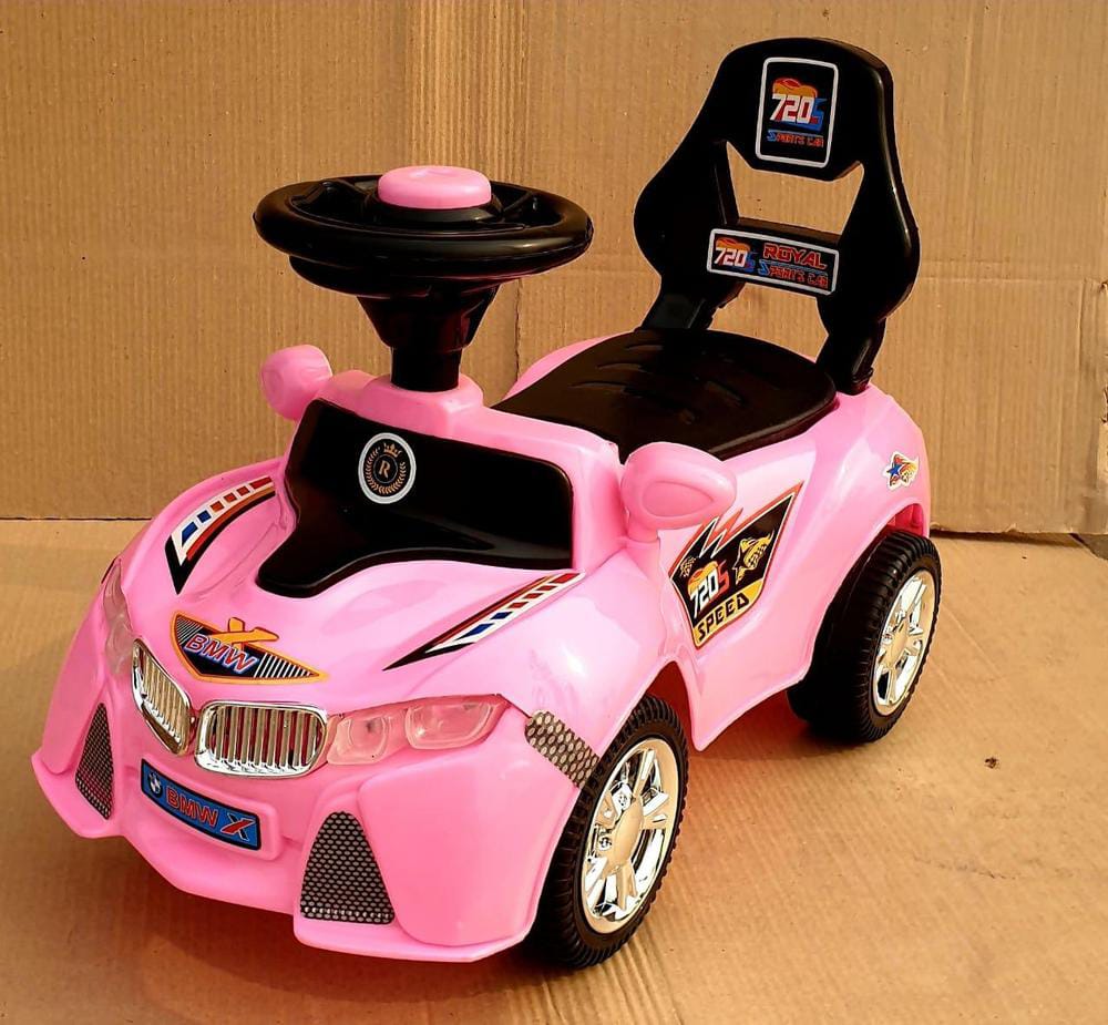 Pink ABS Plastic Kids Riding Car