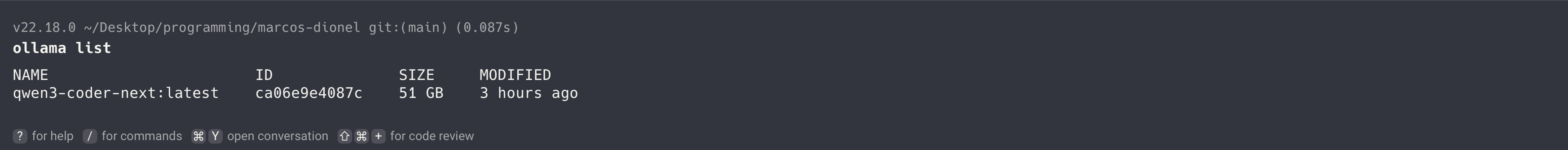 Downloading qwen3-coder-next