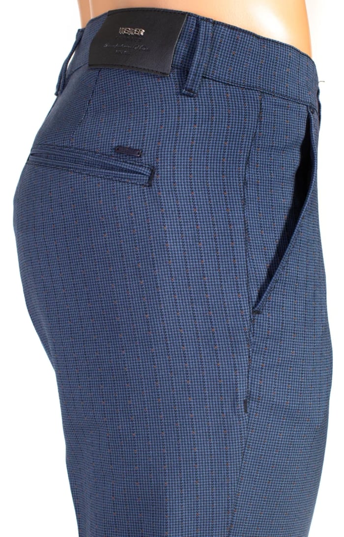 Брюки чоловічі в клітинку Weaver 3912-3601 синього кольору