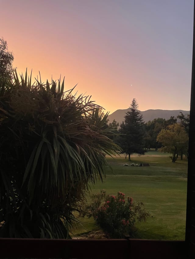 santiago sunset