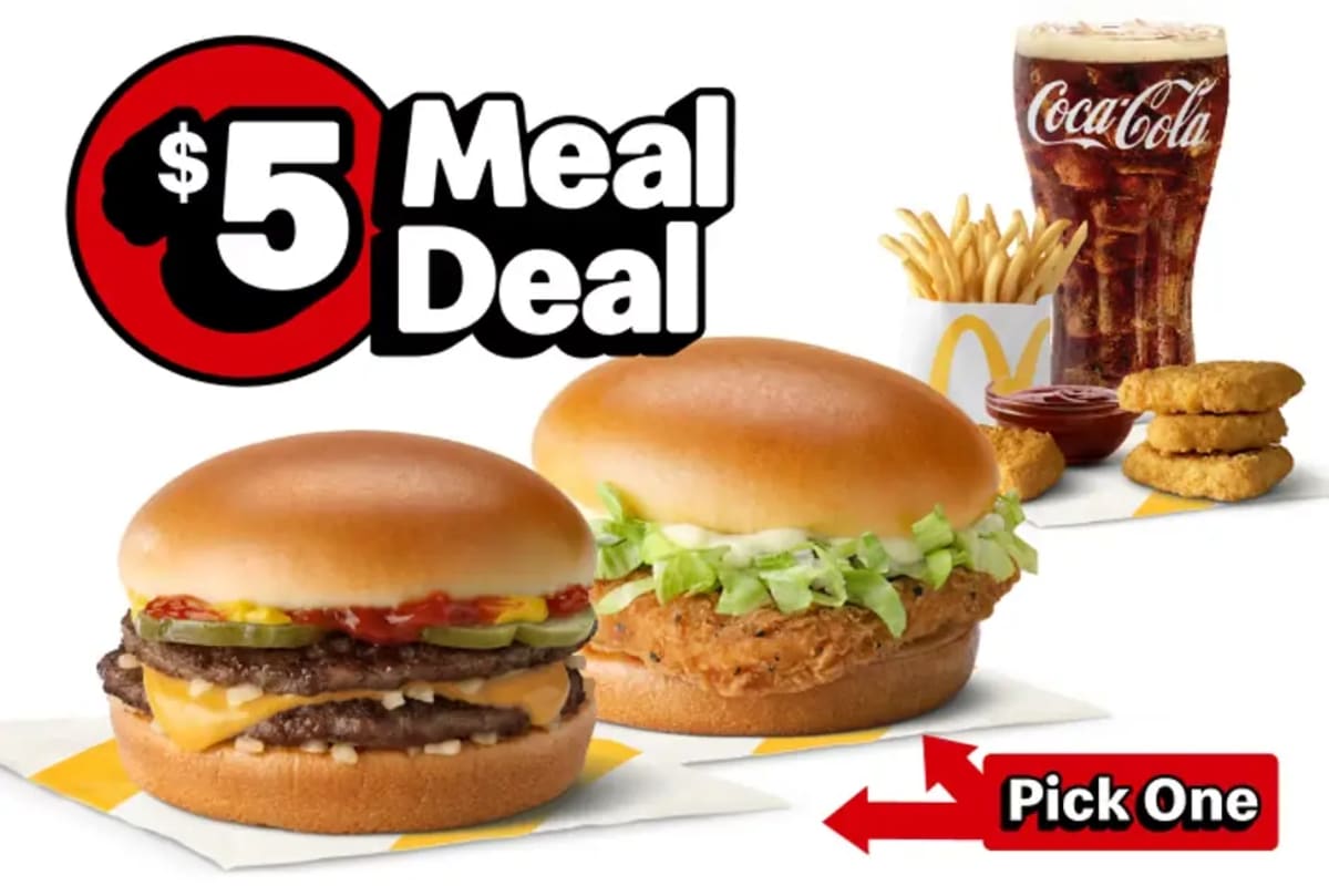 McValue Meal Deals from $5