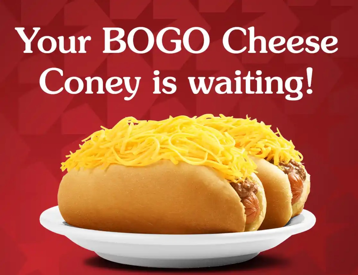 BOGO Cheese Coney for New Members